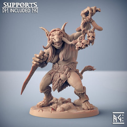 Troll Hag - Pose A - Svartwood Troll Set - Unpainted Miniature