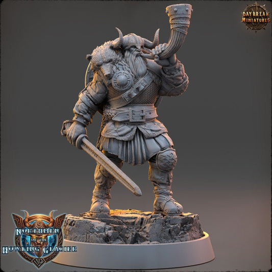 Harald Hornblower - Northmen of the Howling Glacier - Unpainted Miniature