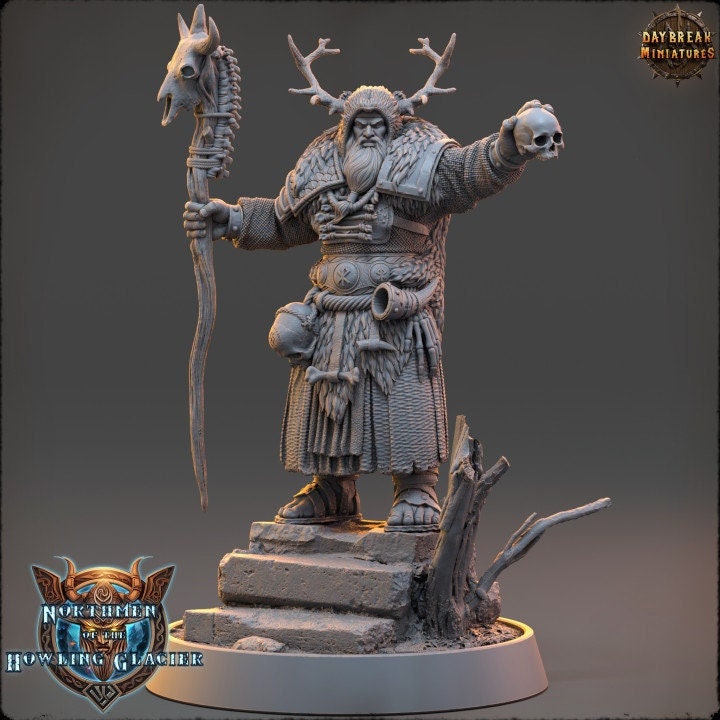 Lokur of the Dead - Northmen of the Howling Glacier - Unpainted Miniature