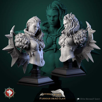 Gashnakh - Female Orc Bust