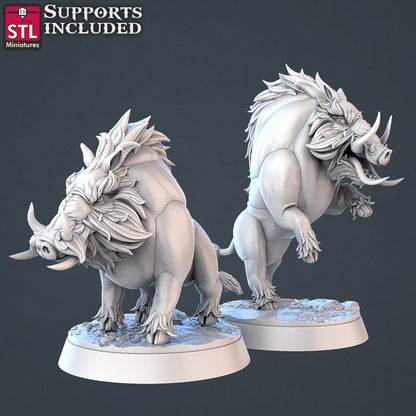 Wild Boar - Unpainted Miniature