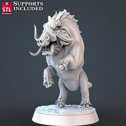 Wild Boar - Unpainted Miniature