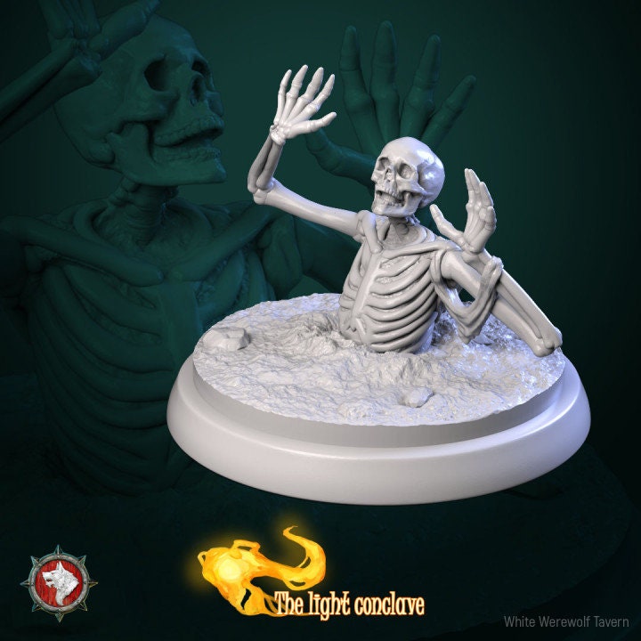 Crawling Skeletons - Unpainted Miniature