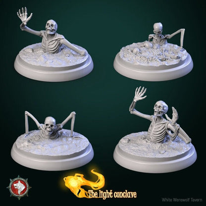 Crawling Skeletons - Unpainted Miniature