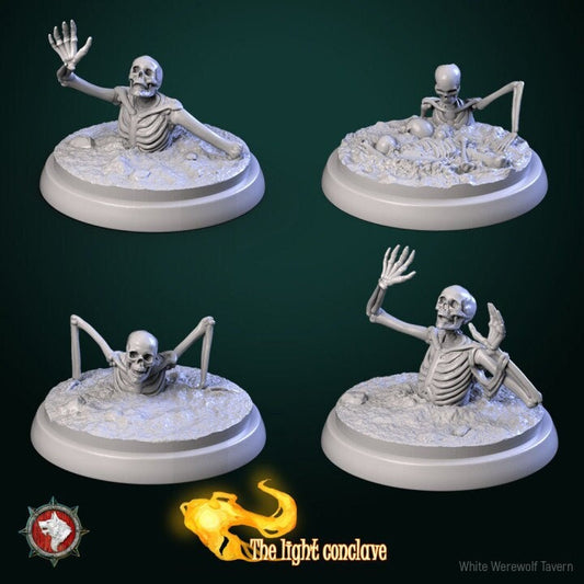 Crawling Skeletons - Unpainted Miniature