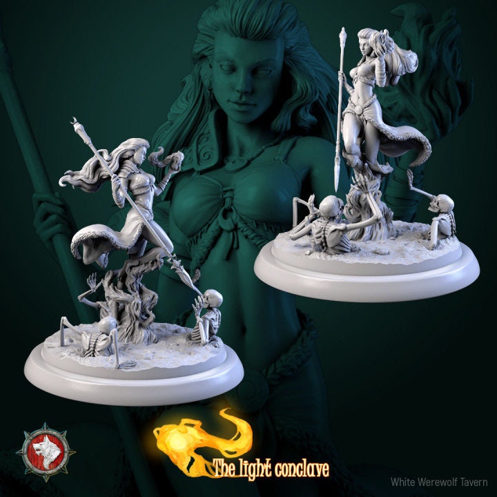Pey-ta the Mage - Unpainted Miniature