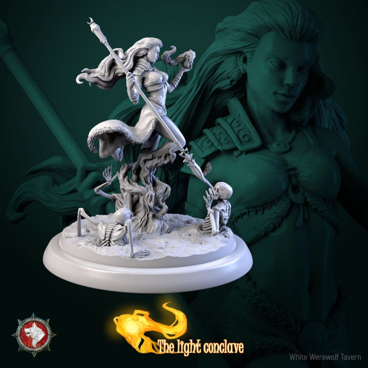 Pey-ta the Mage - Unpainted Miniature