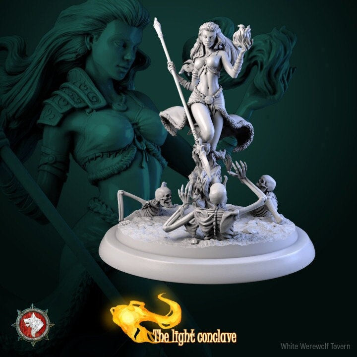 Pey-ta the Mage - Unpainted Miniature