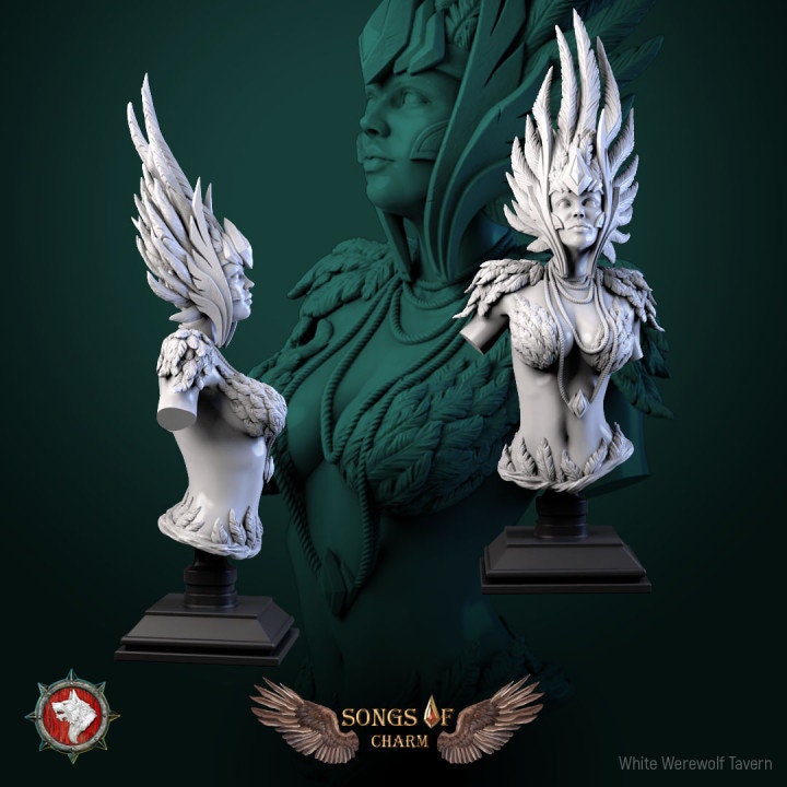 Harpy Queen Bust