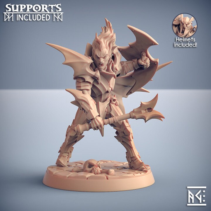 Bloodhunt Knight - Pose C - Unpainted Miniature