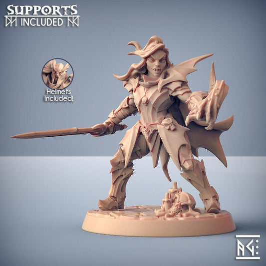 Bloodhunt Knight - Pose D - Unpainted Miniature