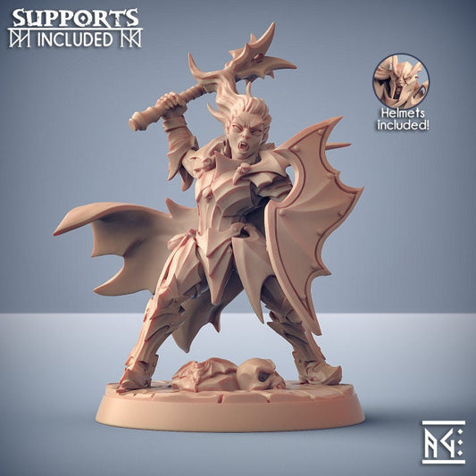 Bloodhunt Knight - Pose F - Unpainted Miniature