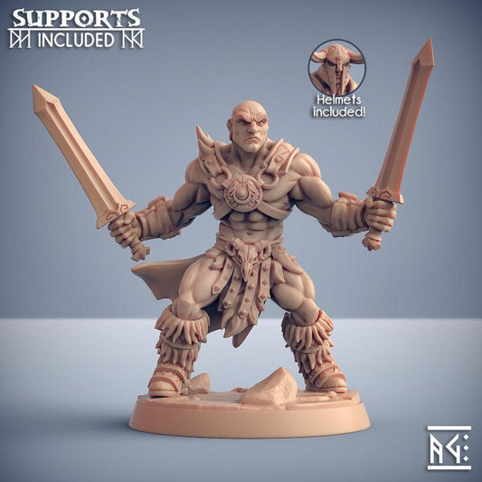 Dragonpeak Barbarian - Pose C - Unpainted Miniature