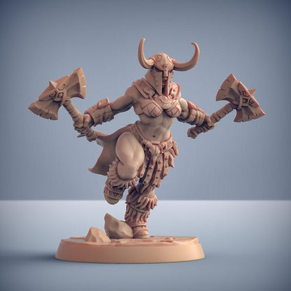 Dragonpeak Barbarian - Pose E - Unpainted Miniature