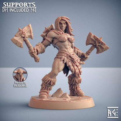 Dragonpeak Barbarian - Pose F - Unpainted Miniature