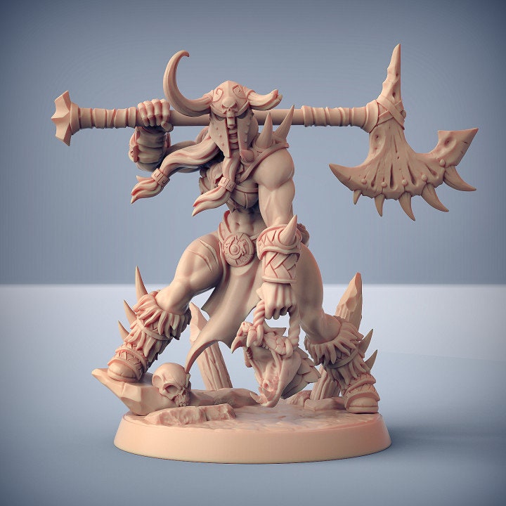 Brunilde Snakeslayer - Dragonpeak Barbarian - Unpainted Miniature