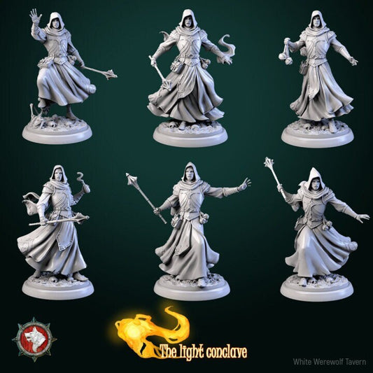 Masked Clerics - Unpainted Miniature