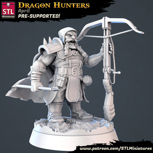 Dragon Hunter - Pose C - Unpainted Miniature