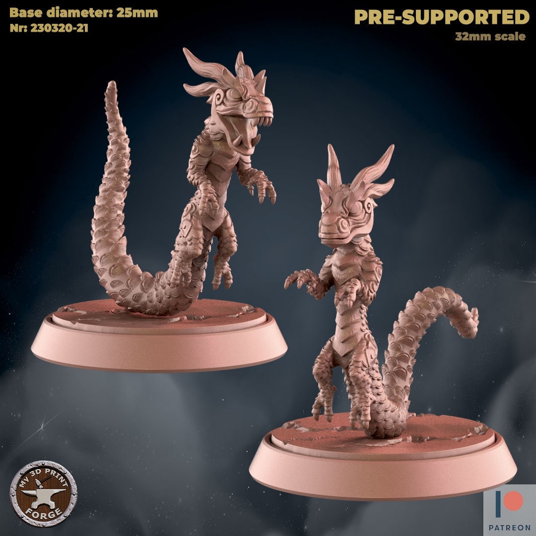 Serpent Dragon - Unpainted Miniature