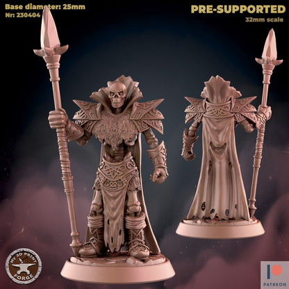 Risen Bloodmage - 2 Poses - Unpainted Miniature