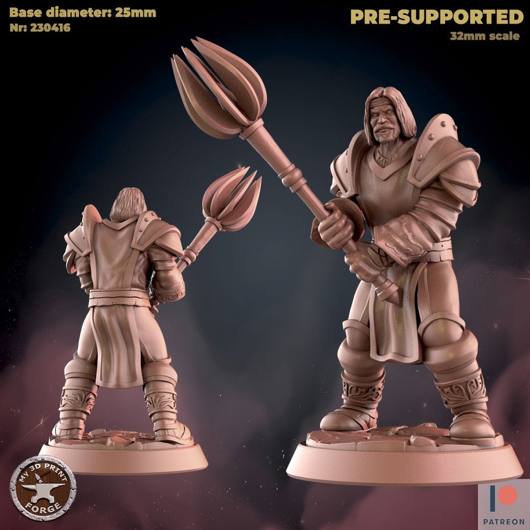 Commander - 2 Poses - Unpainted Miniature