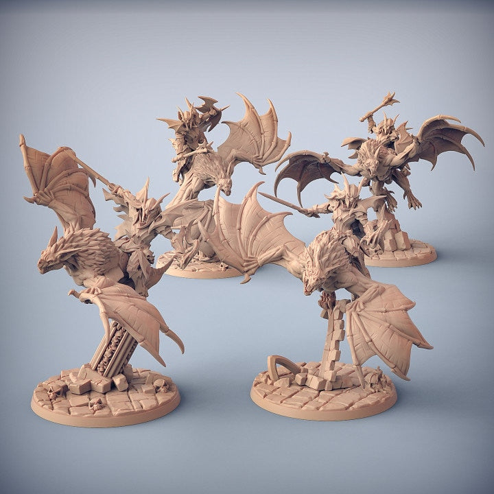 Vampire Bat Riders - Unpainted Miniature