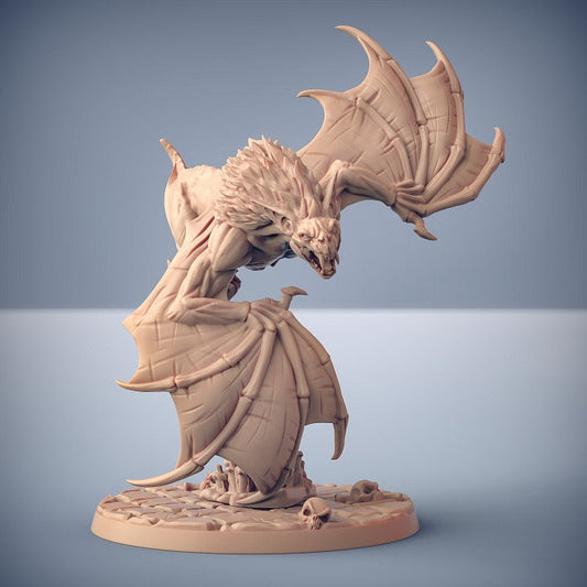 Giant Bats - 3 Poses - Unpainted Miniature