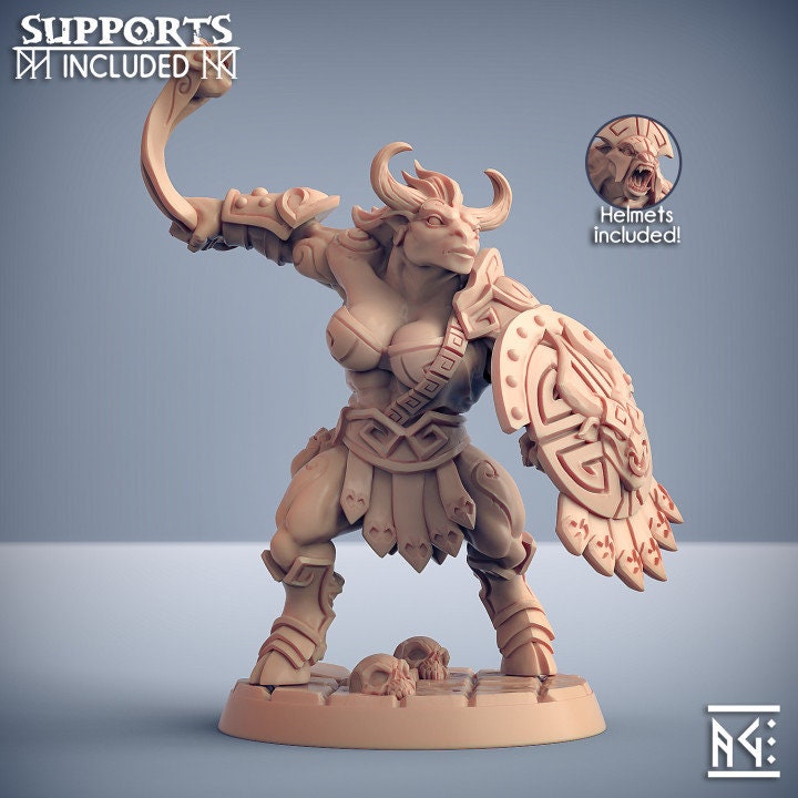 Minoc - Pose F - Order of the Labyrinth Set - Unpainted Miniature