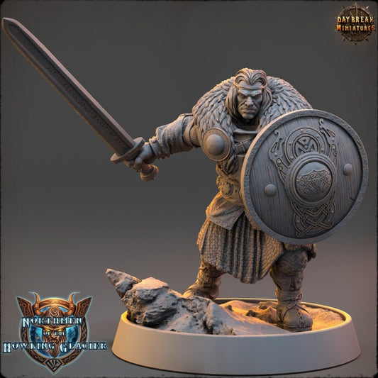 Garleif Ravenwing - Northmen of the Howling Glacier - Unpainted Miniature