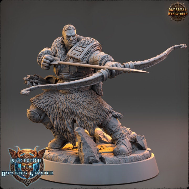 Hegar Manhunter - Northmen of the Howling Glacier - Unpainted Miniature