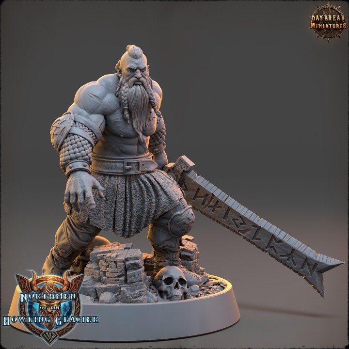 Rogur Red - Northmen of the Howling Glacier - Unpainted Miniature