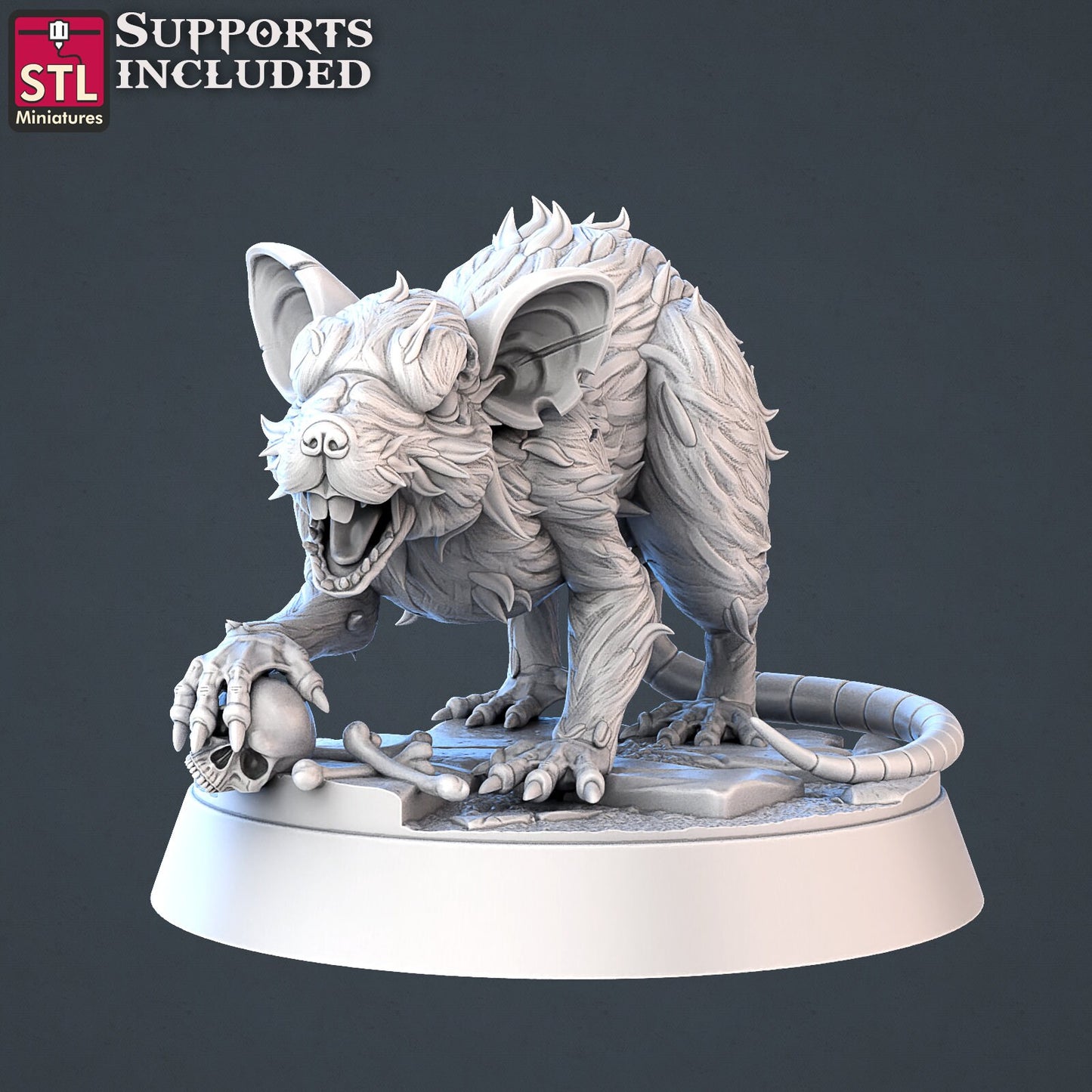 Giant Rats - Unpainted Miniature