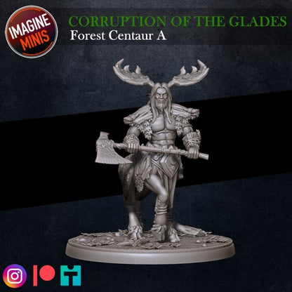 Forest Centaur - Pose A - Unpainted Miniature