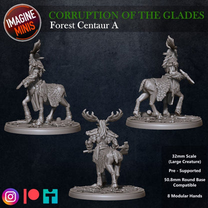 Forest Centaur - Pose A - Unpainted Miniature