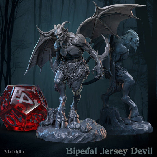 Jersey Devil - Bipedal Pose  - Unpainted Miniature