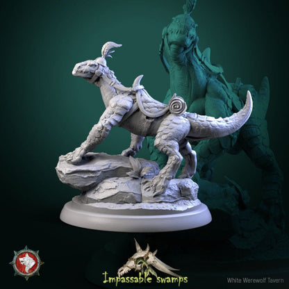 Lizard Mount - Unpainted Miniature