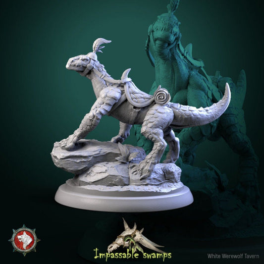 Lizard Mount - Unpainted Miniature