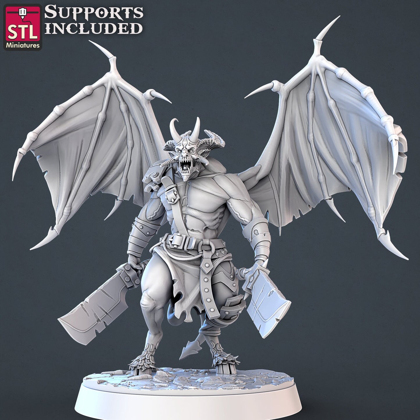 Major Demon - A - Unpainted Miniature