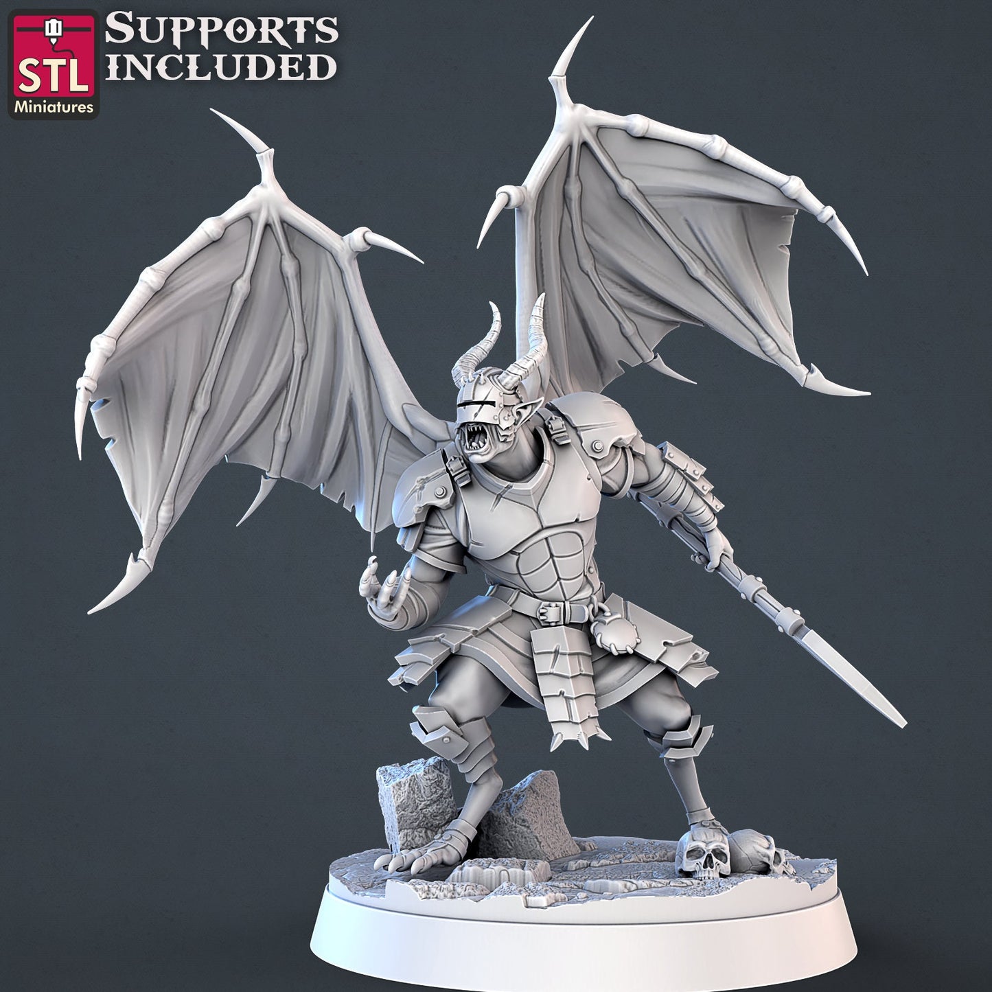 Minor Demon - B - Unpainted Miniature