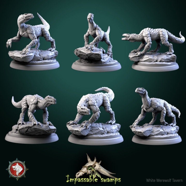 Lizards - Unpainted Miniature