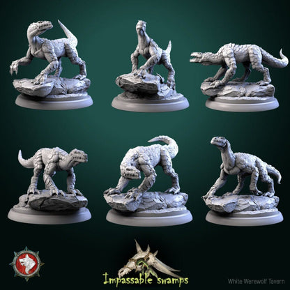 Lizards - Unpainted Miniature