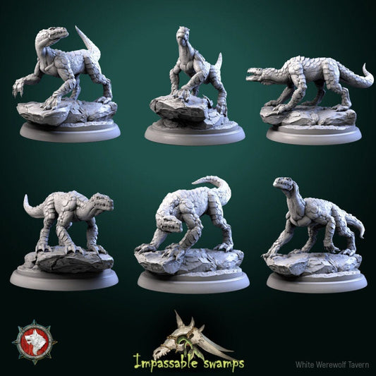 Lizards - Unpainted Miniature