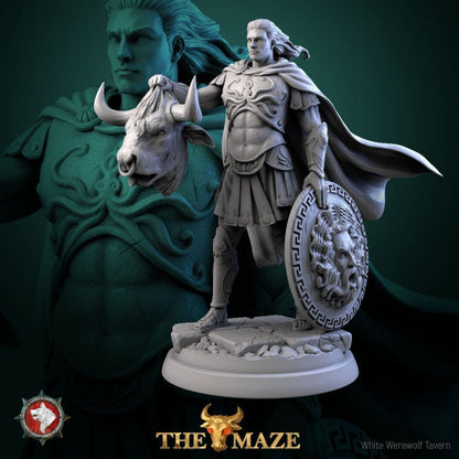 Theseus - Male Fighter - Unpainted Miniature