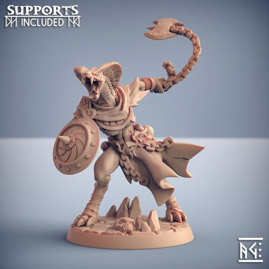 Nagarot Thrall - Pose E - Maneater Nagarots - Unpainted Miniature