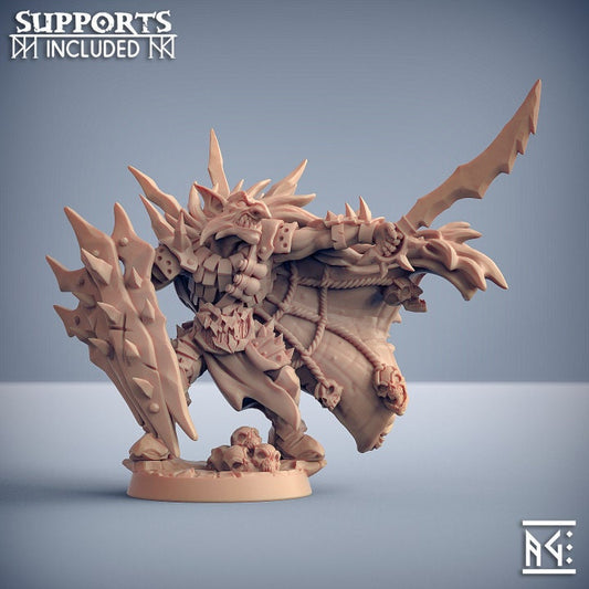 Uzgrot Razorcloak - Blackrazor Hobgoblins - Unpainted Miniature