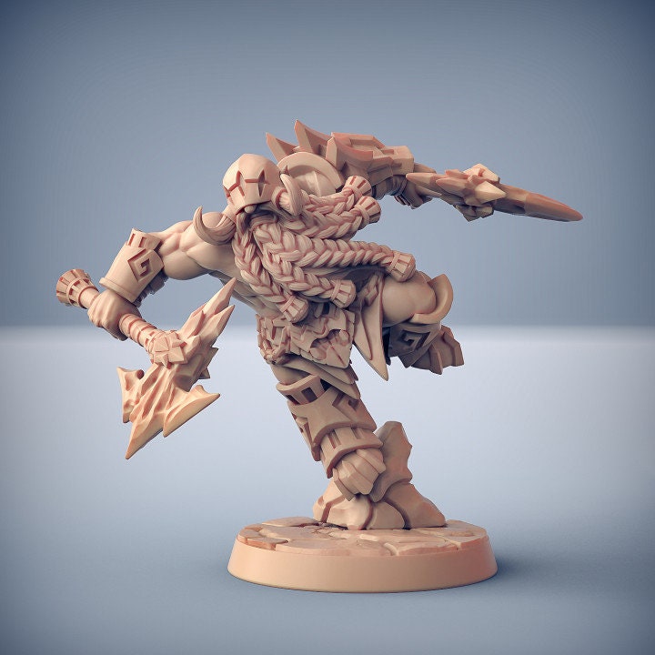 Dumlok Flameseekers - Pose A - Unpainted Miniature