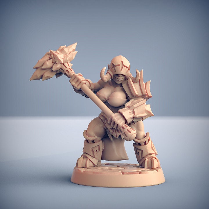 Dumlok Flameseekers - Pose F - Unpainted Miniature