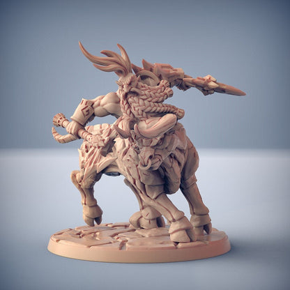 Dumloktaurs - Dumlok Flameseekers - Unpainted Miniature