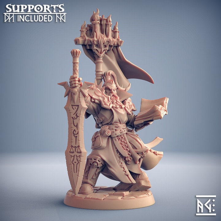 Lord Commander Casymir - Requiem Brotherhood - Unpainted Miniature