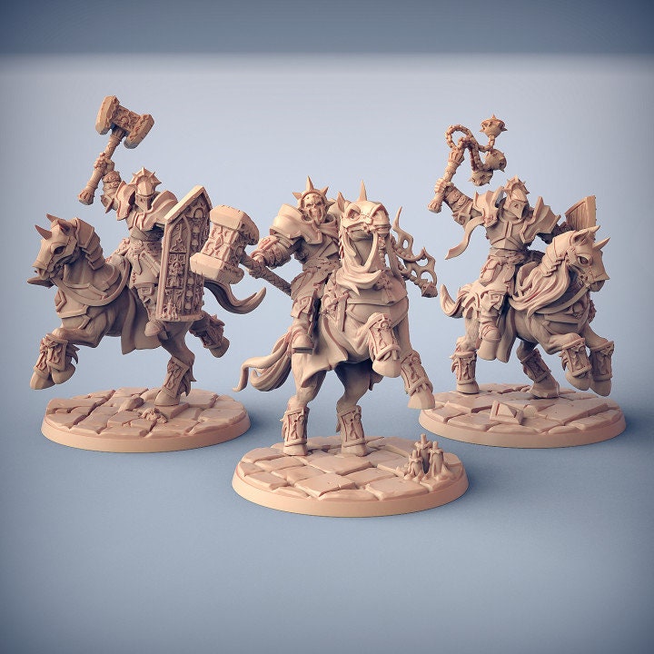 Requiem Cavalry - Requiem Brotherhood - Unpainted Miniature